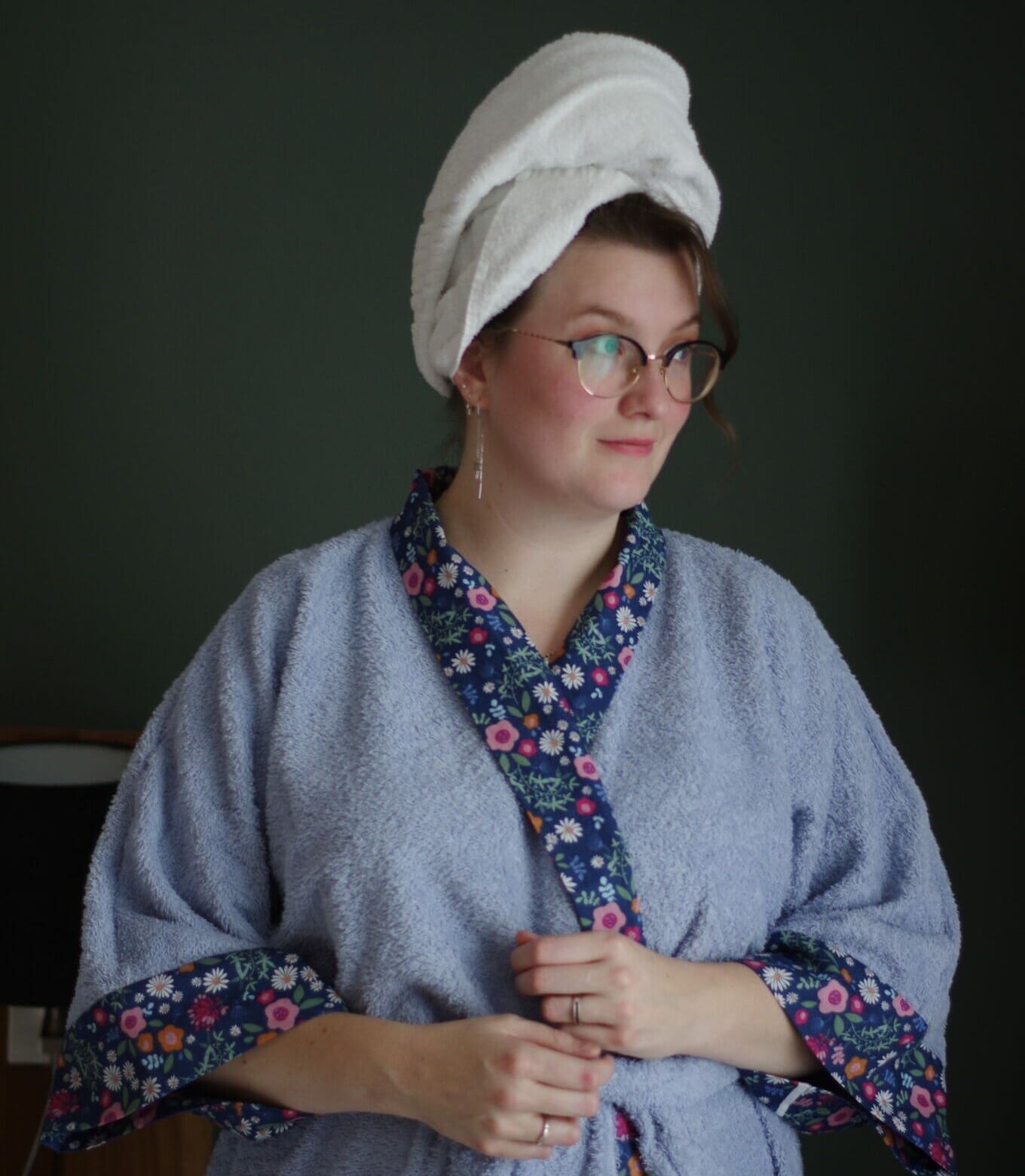 lawn kimono robe pattern