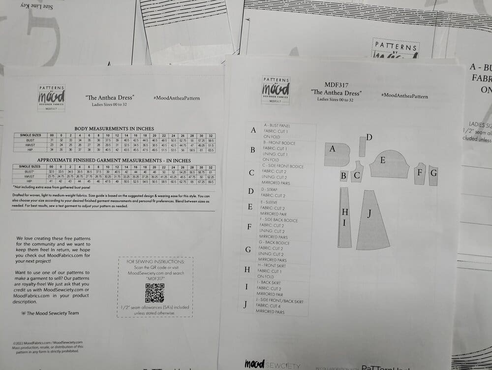 2 Linnen Anthea dress Moodfabrics